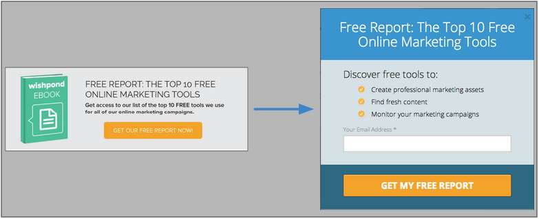 Offer your visitors a free download that will interest them in exchange for an email address