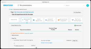 BrightEdge Review: Content Recommendation