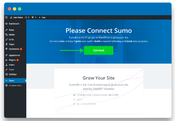 Sumo review: many plugins are available, including WordPress