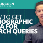 How to get demographic data for search queries