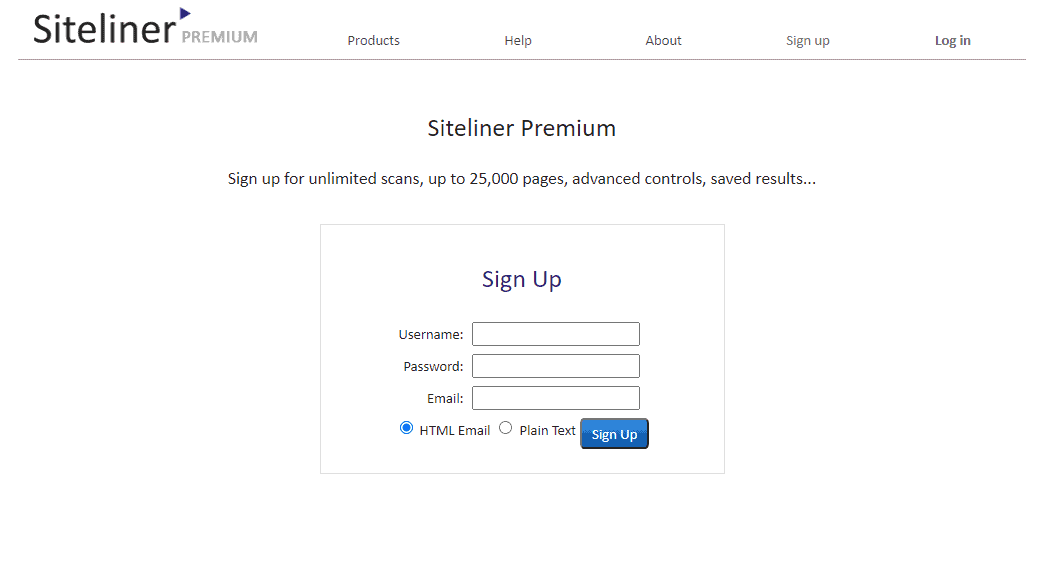 Siteliner Premium