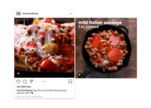 Instagram Carousel Post Example: Buzzfeed Tasty
