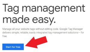Google Tag Manager: Start for Free