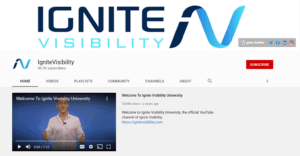 Ignite Visibility YouTube Channel