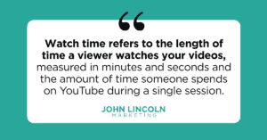 YouTube Watch Time