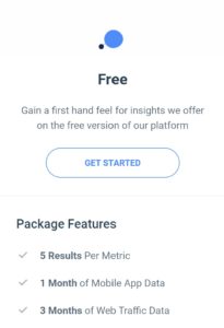 Pricing SimilarWeb